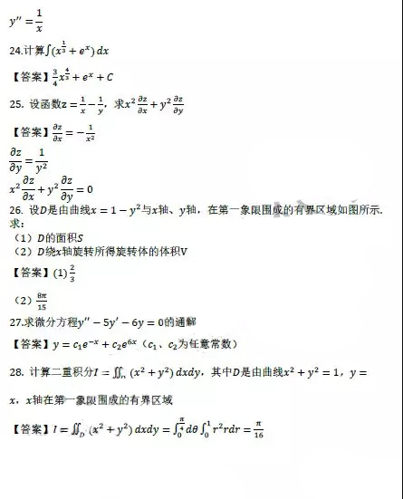 江苏成考专升本高数