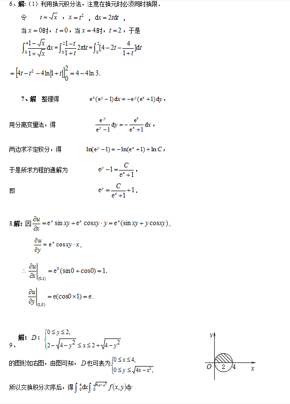 江苏专转本高数