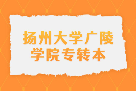 扬州大学广陵学院专转本