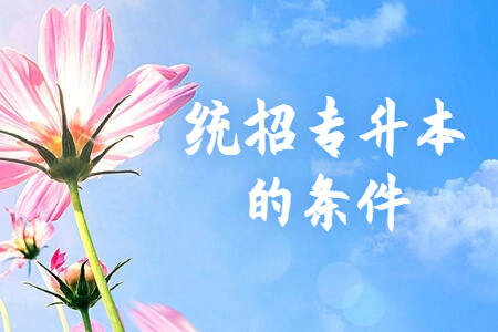 统招专升本的条件