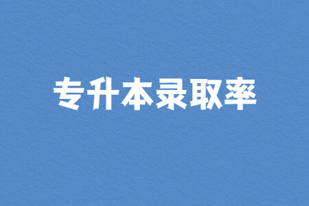 专升本录取率