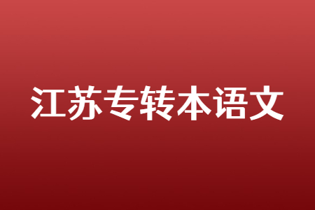 江苏专转本语文