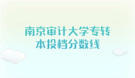 南京审计大学专转本