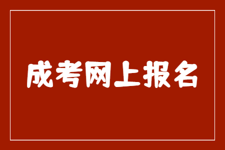 成考网上报名