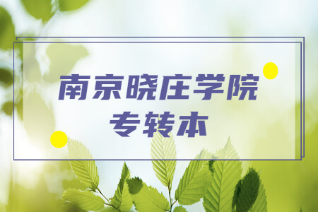 南京晓庄学院专转本