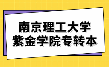 南京理工大学紫金学院专转本