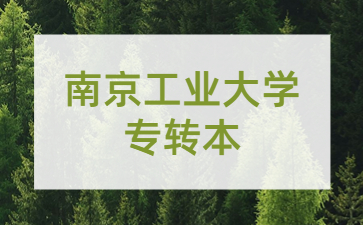 南京工业大学专转本招生计划