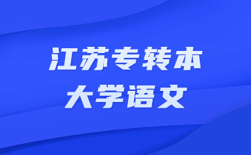 江苏专转本大学语文