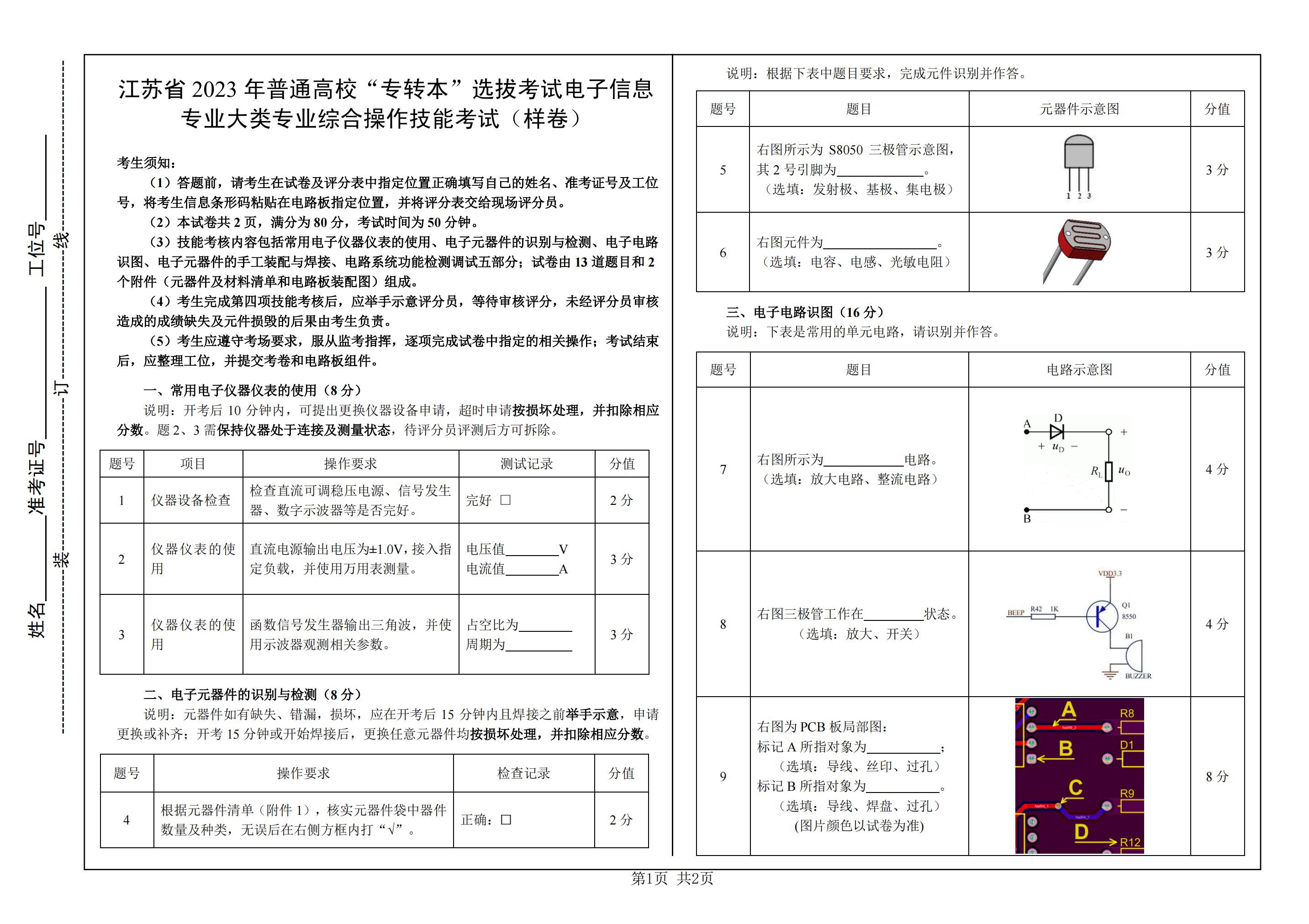 江苏专转本电子信息