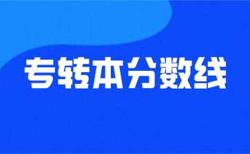 南京晓庄学院专转本录取分数线